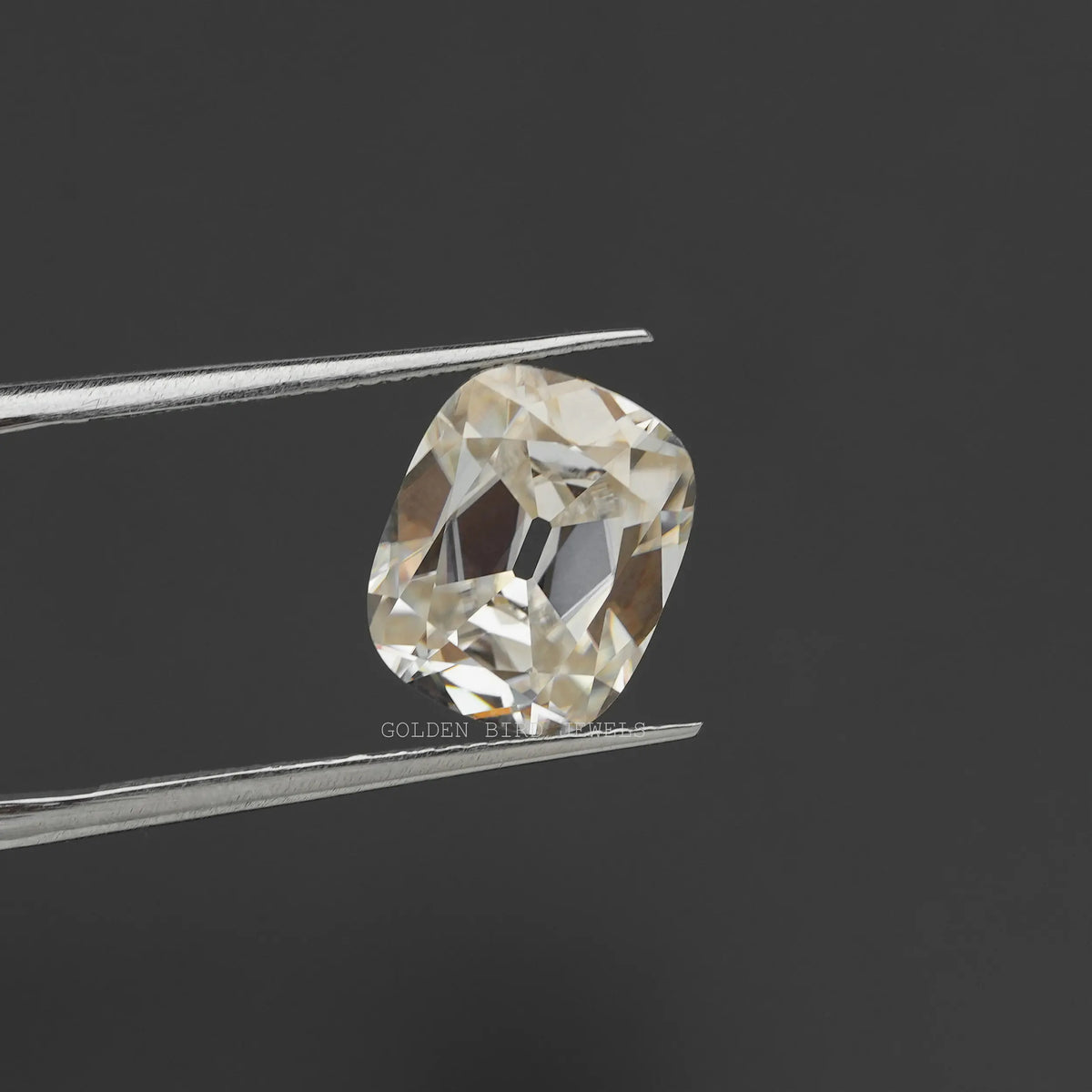 [Elongated Old Mine Cushion Cut Loose Stone]-[Golden Bird Jewels]