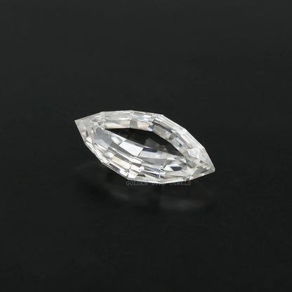 Detailed View Of Marquise Shaped Loose Moissanite