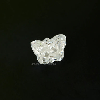Close view of Moissanite Butterfly Shaped Loose Stone